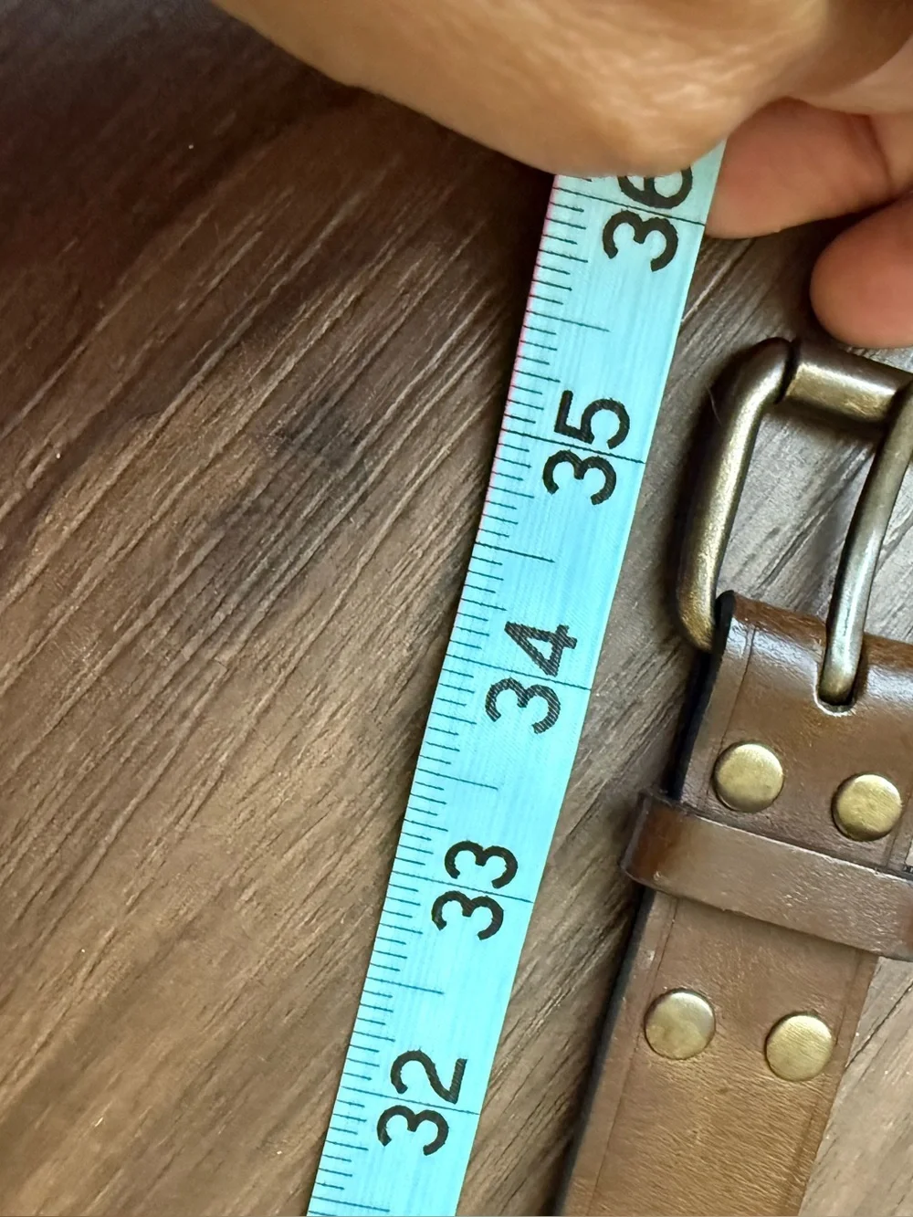 J Crew Crewcuts Brown Italian Bonded Leather Casual Belt Brushed Gold Buckle LRG